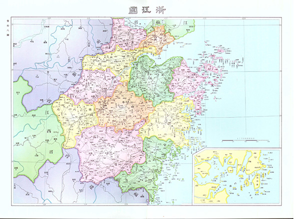 浙江省地圖高清版大圖，探索浙江之美，浙江地圖高清版探索，一覽浙江之美